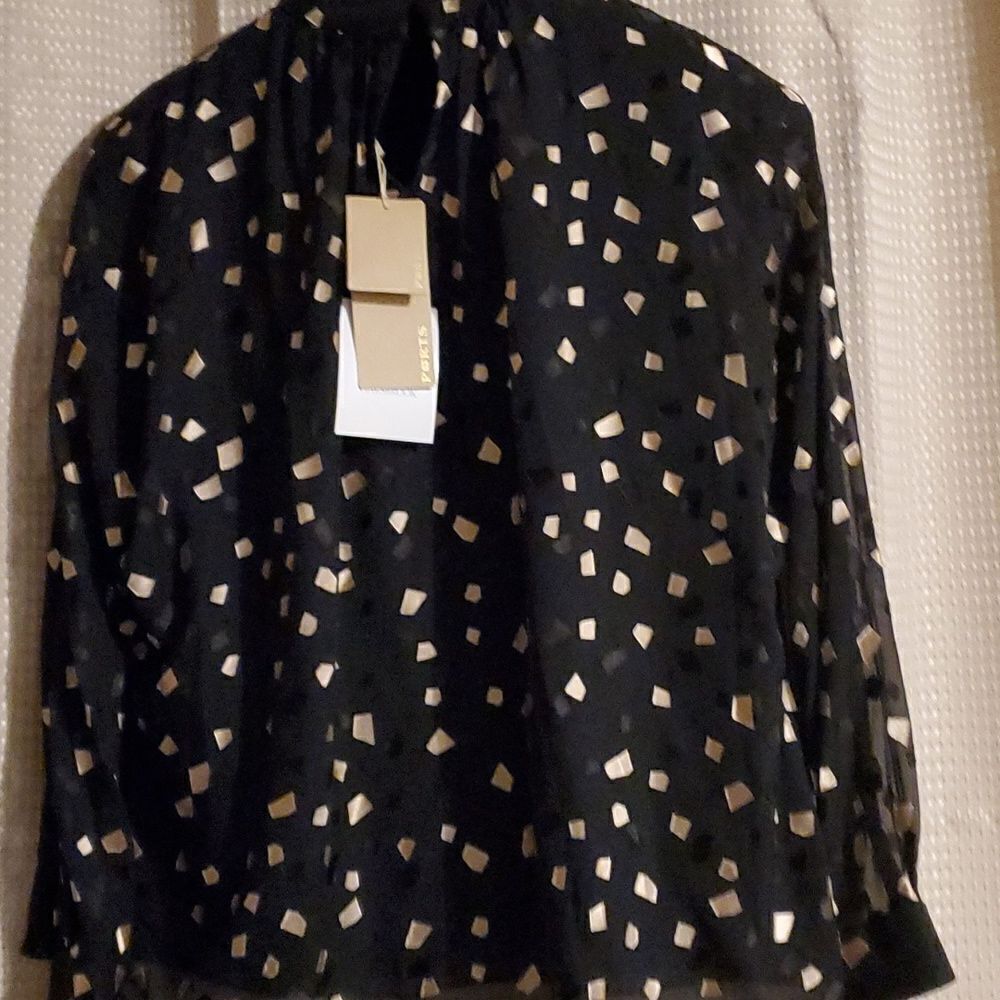 Ports sheer long sleeve blouse 6 - Picture 7 of 8